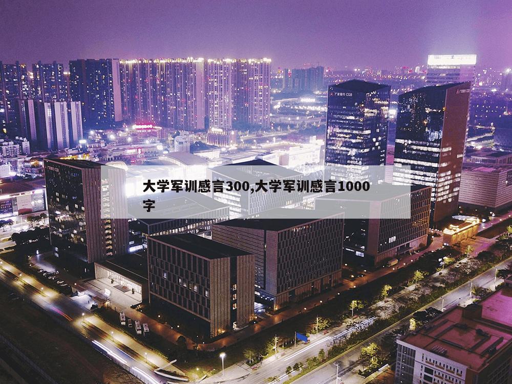 大学军训感言300,大学军训感言1000字