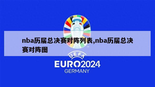 nba历届总决赛对阵列表,nba历届总决赛对阵图